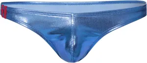 Men's Lingerie Underwear Men T Pants Nightclub Performance Imitation Leather Thong Sexy Men's Sexy Lingerie Thongs