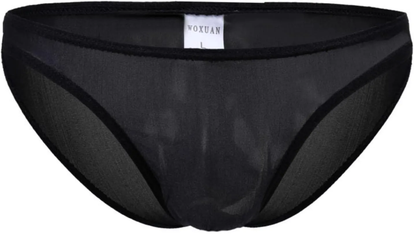 Men's Low Waist Briefs Bulge Pouch Underwear Lightweight Breathable Sissy Panties Hot Male Gay Underpants