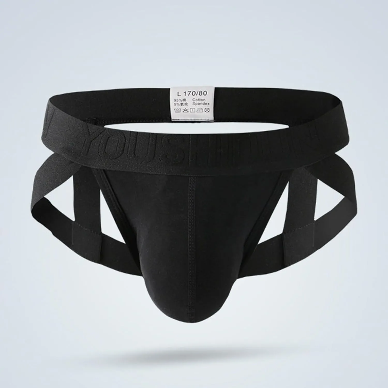 Men's Pouch Hollow Double Underwear Exotic G-Strings Brief Panties Elastic Waisted Boyfriend Bikini Thongs