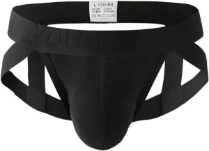 Men's Pouch Hollow Double Underwear Exotic G-Strings Brief Panties Elastic Waisted Boyfriend Bikini Thongs