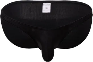 Men's Sexy Briefs Ice Silk Glossy Underwear Elephant Panties Low Waist Hot Male Pouch Underpants