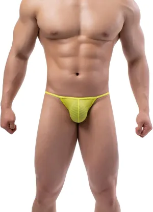 Men's Sexy Mesh Underwear G-String Thongs Front Pouch Sissy Gay Panties Naughty Lingeries Mini Briefs