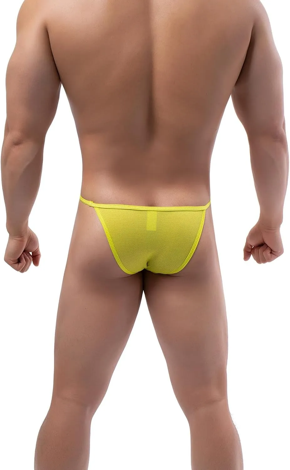 Men's Sexy Mesh Underwear G-String Thongs Front Pouch Sissy Gay Panties Naughty Lingeries Mini Briefs