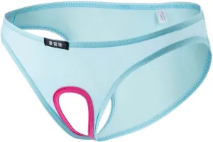 Mens Sexy Open Front Bikini Briefs Low Rise Underwear Hole In Front Breathable Ice Silk Jockstrap Thong Panties