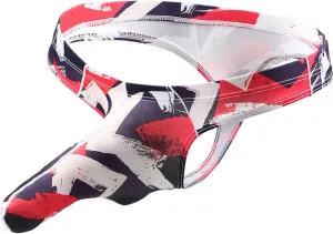 Mens Sexy Underwear Fashion Print Elephant G-String Thongs Comfort Elastic Naughty Pouch Briefs Mankini Panties