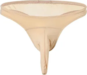 Men's Sexy Underwear Lingerie Sissy Sheer Mesh Elephant G-String Thongs Bikini Briefs Low Rise Gay Panties