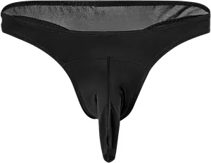 Men's Sexy Underwear Lingerie Sissy Sheer Mesh Elephant G-String Thongs Bikini Briefs Low Rise Gay Panties