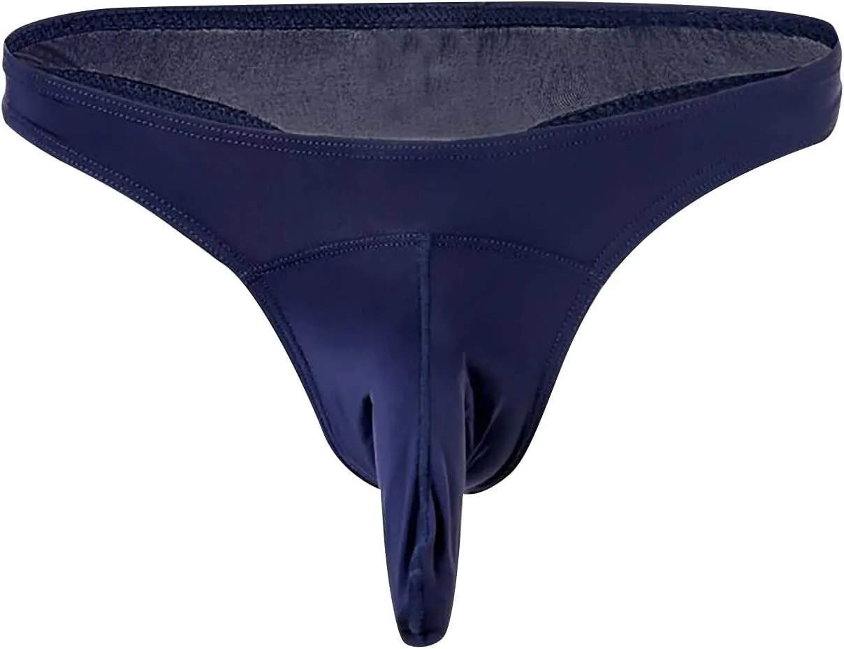 Men's Sexy Underwear Lingerie Sissy Sheer Mesh Elephant G-String Thongs Bikini Briefs Low Rise Gay Panties