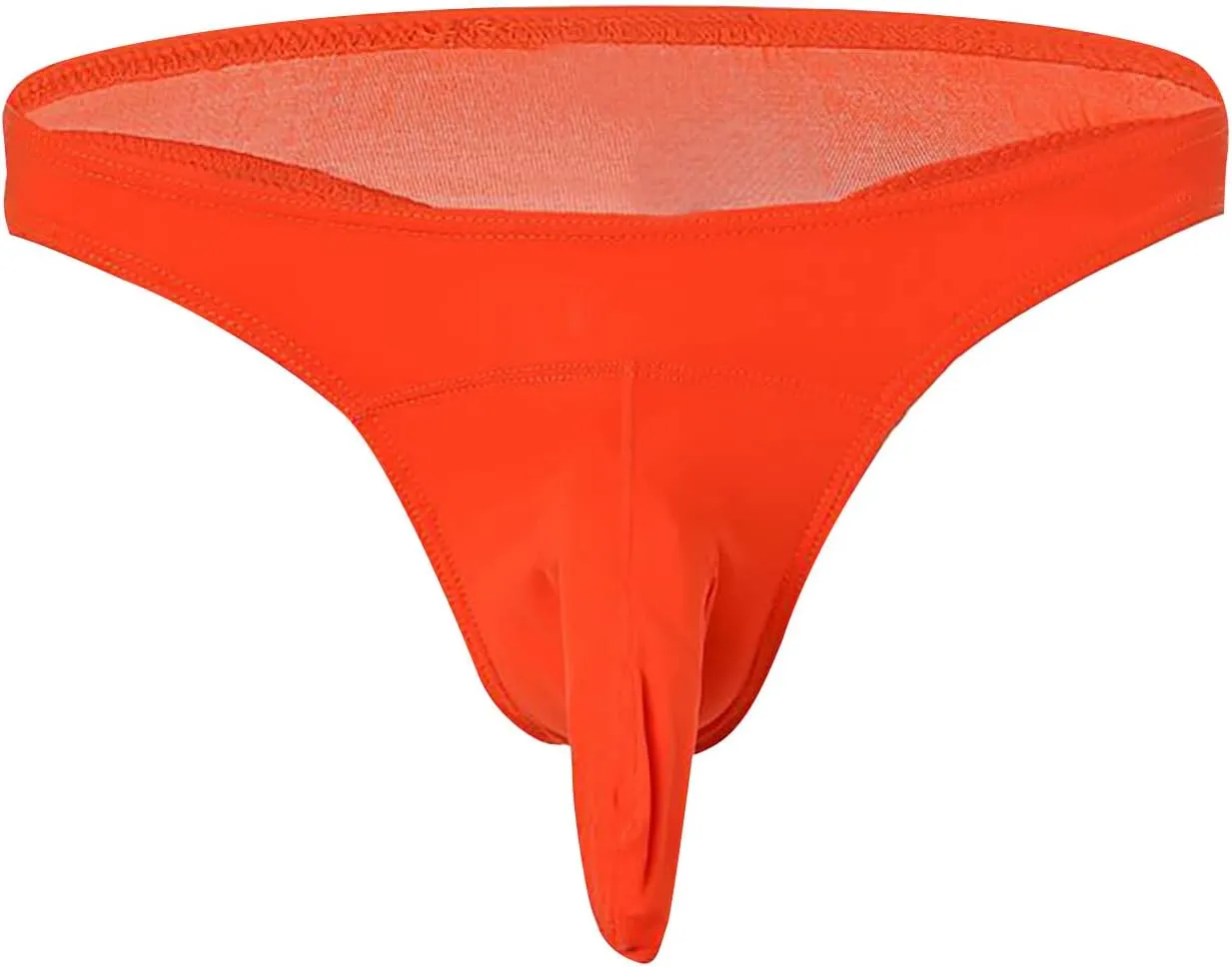 Men's Sexy Underwear Lingerie Sissy Sheer Mesh Elephant G-String Thongs Bikini Briefs Low Rise Gay Panties