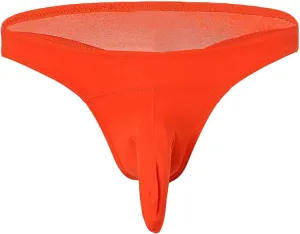 Men's Sexy Underwear Lingerie Sissy Sheer Mesh Elephant G-String Thongs Bikini Briefs Low Rise Gay Panties