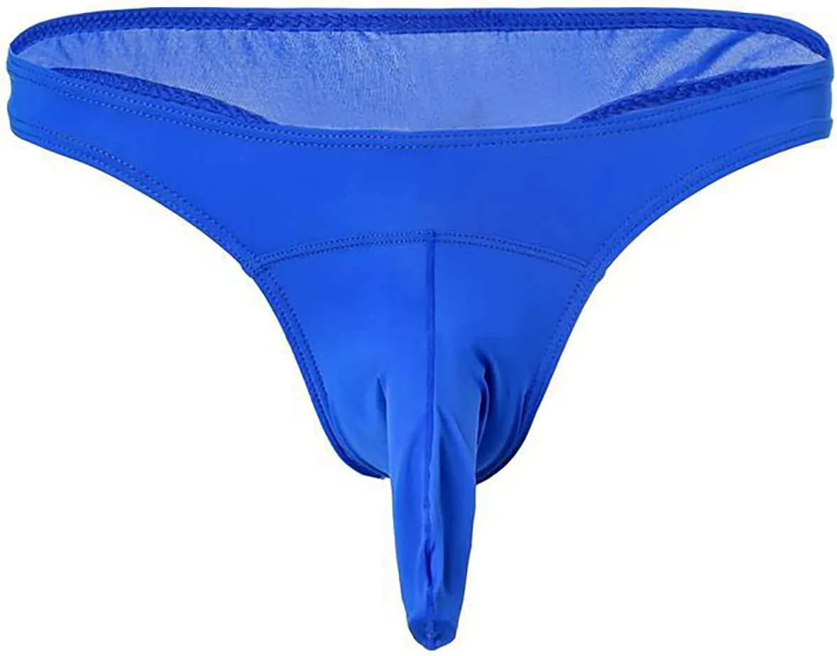 Men's Sexy Underwear Lingerie Sissy Sheer Mesh Elephant G-String Thongs Bikini Briefs Low Rise Gay Panties