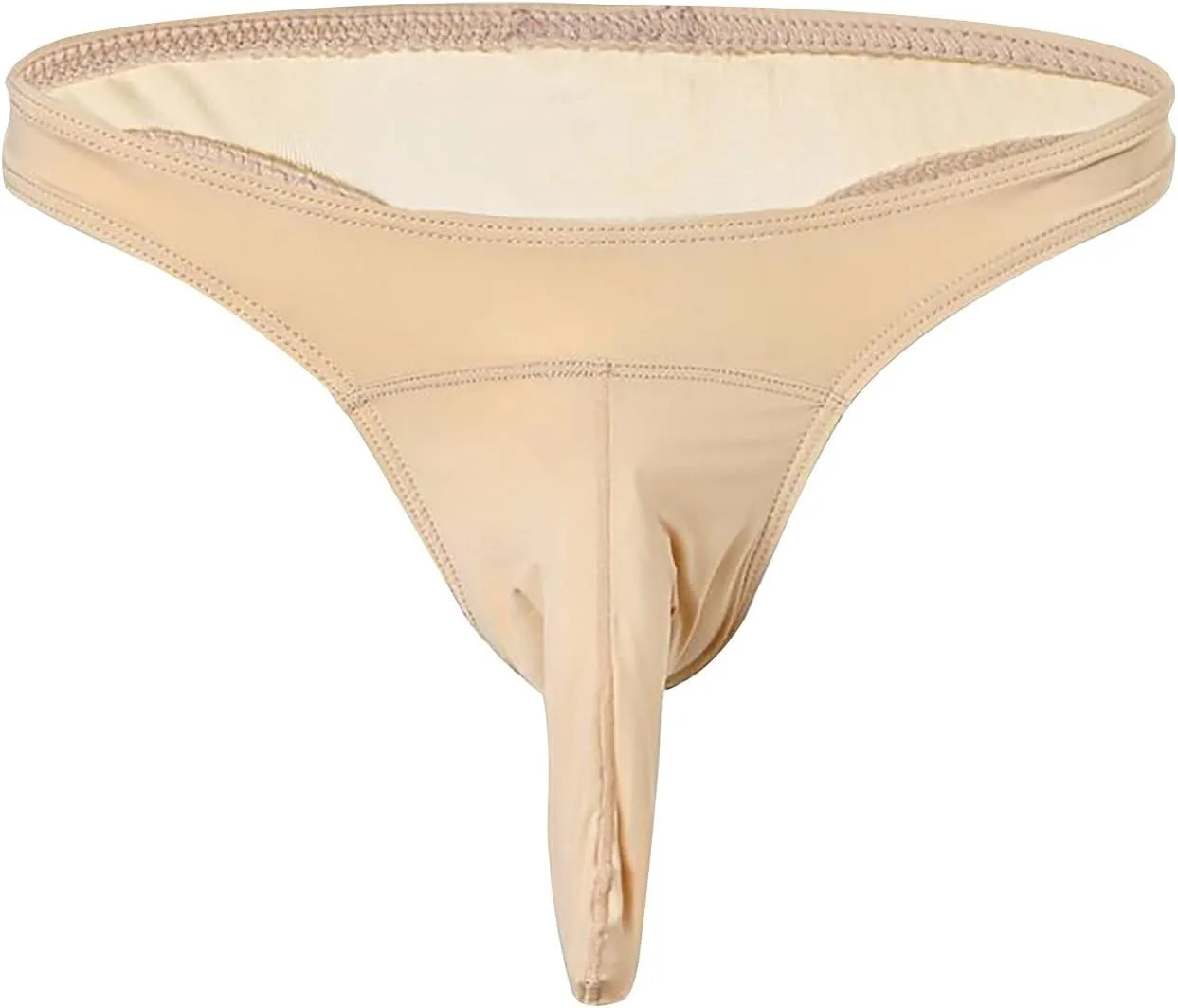 Men's Sexy Underwear Lingerie Sissy Sheer Mesh Elephant G-String Thongs Bikini Briefs Low Rise Gay Panties
