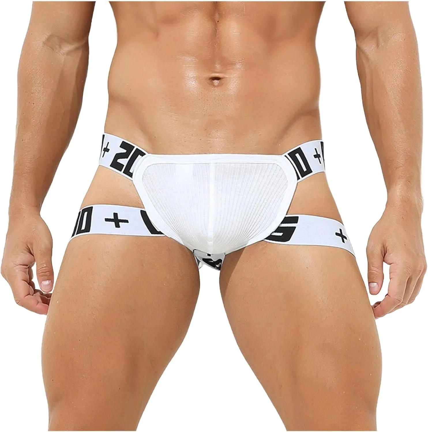 Men's Sexy Underwear Low Rise Thongs Front Pouch Male G-String Briefs Stretch Athletic Panties Sissy Thong