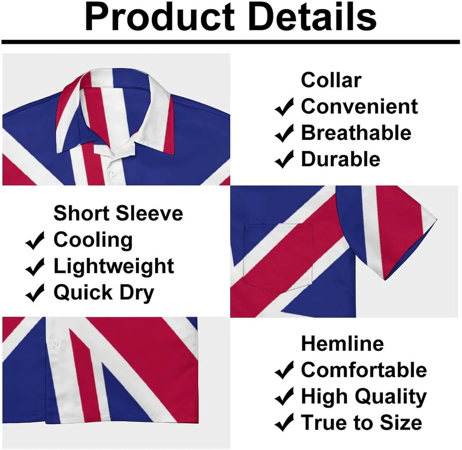 Men's Top Loose Turn Collar Short Sleeve Button Down Shirts Casual Shirt Blouses with Pocket