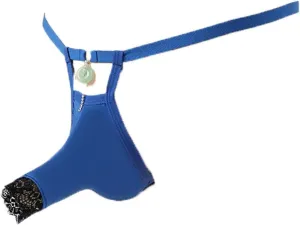 Mens Tube Bulge Pouch G-string Thong Underwear Cutout Bikini Briefs Sexy Sissy Lingerie Gay Cross-dresser