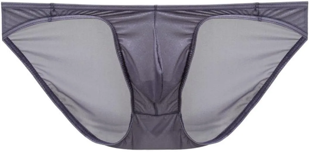 Men's Underwear Sissy Briefs Lightweight Breathable Underpants Low Waist Bulge Pouch Gay Panties