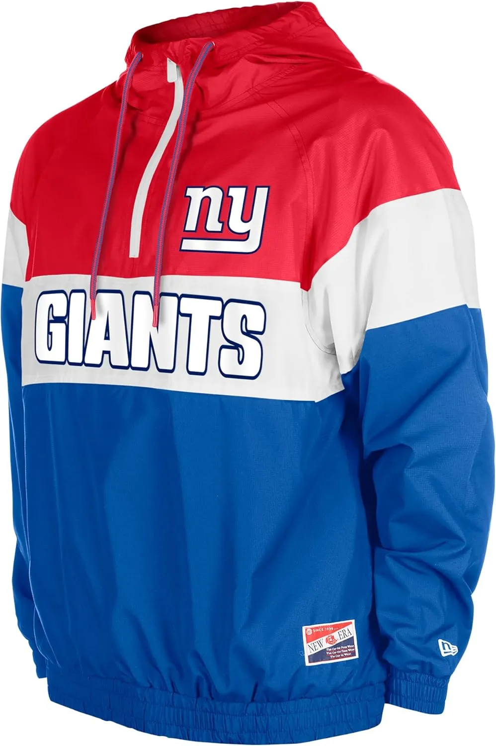 New Era Men's NFL 3rd Down Raglan Quarter-Zip Windbreaker Jacket