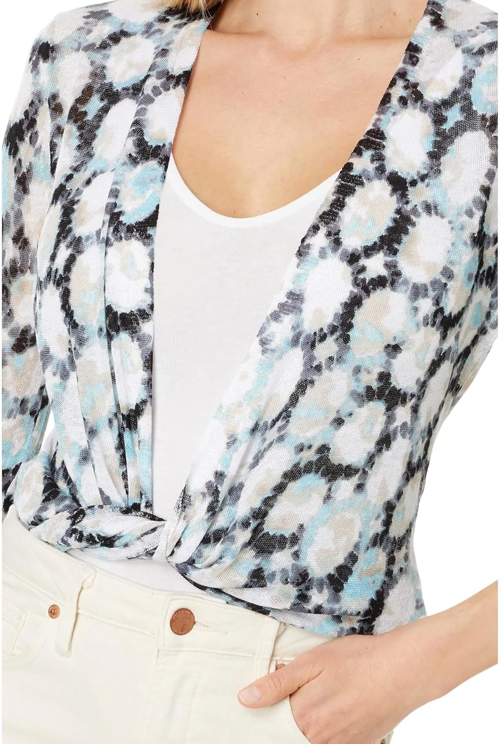 NIC ZOE Women's Sand Dollar 4-Way Cardigan