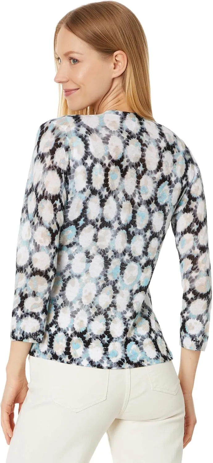 NIC ZOE Women's Sand Dollar 4-Way Cardigan
