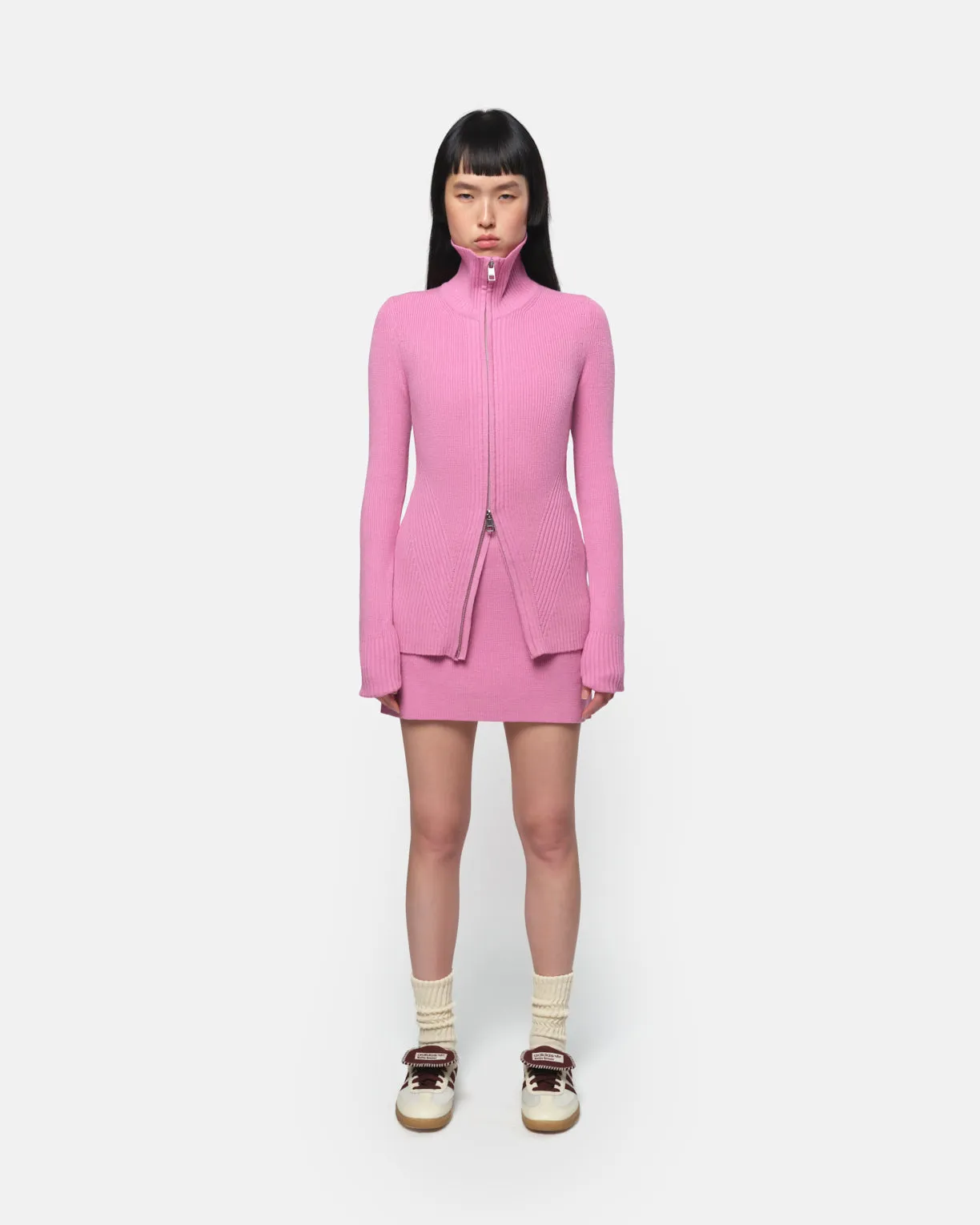 Nova Orchid Zip-Up Cardigan