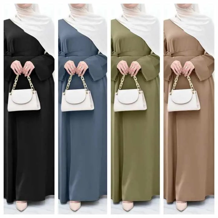 Plus Size Trending Muslim Dress Dubai-فستان إسلامي رائج