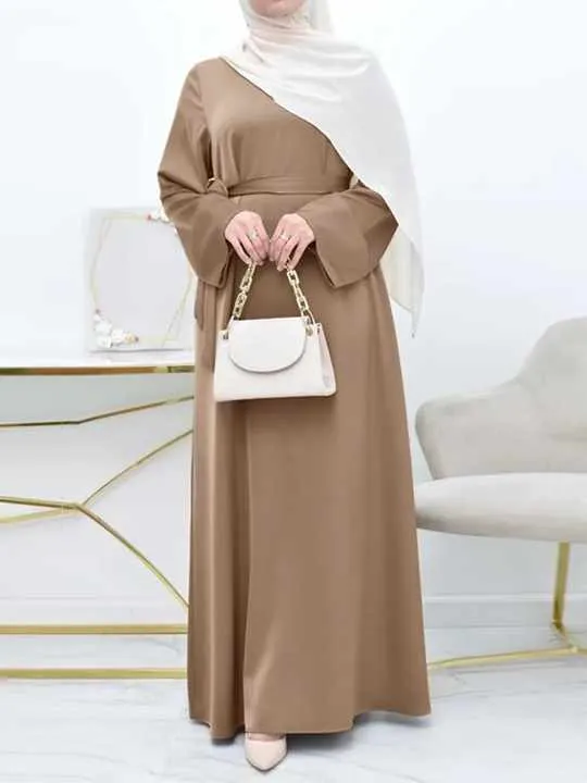 Plus Size Trending Muslim Dress Dubai-فستان إسلامي رائج