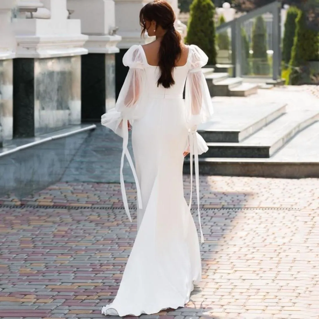 Puff Sleeve Mermaid Modesty