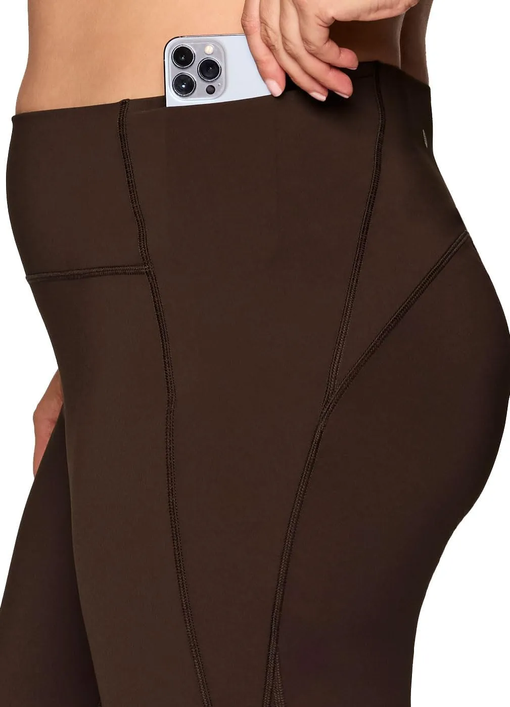RBX Active Plus Size Leggings for Women, Squat Proof Full Length Workout Tights High Waist Running Yoga Legging with Pockets