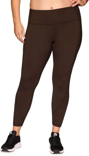RBX Active Plus Size Leggings for Women, Squat Proof Full Length Workout Tights High Waist Running Yoga Legging with Pockets