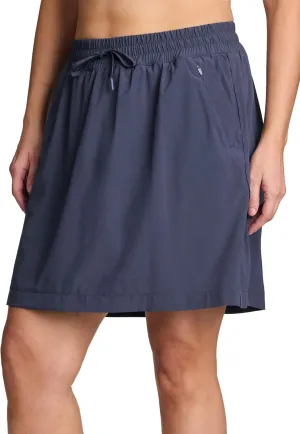 RBX Activewear Women's Plus Size Pickleball Skort with Pockets, Quick Drying Woven Active Skirt for Golf, Tennis, Hiking