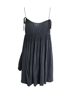 Refined Grey Viscose Mini Dress by Stella McCartney