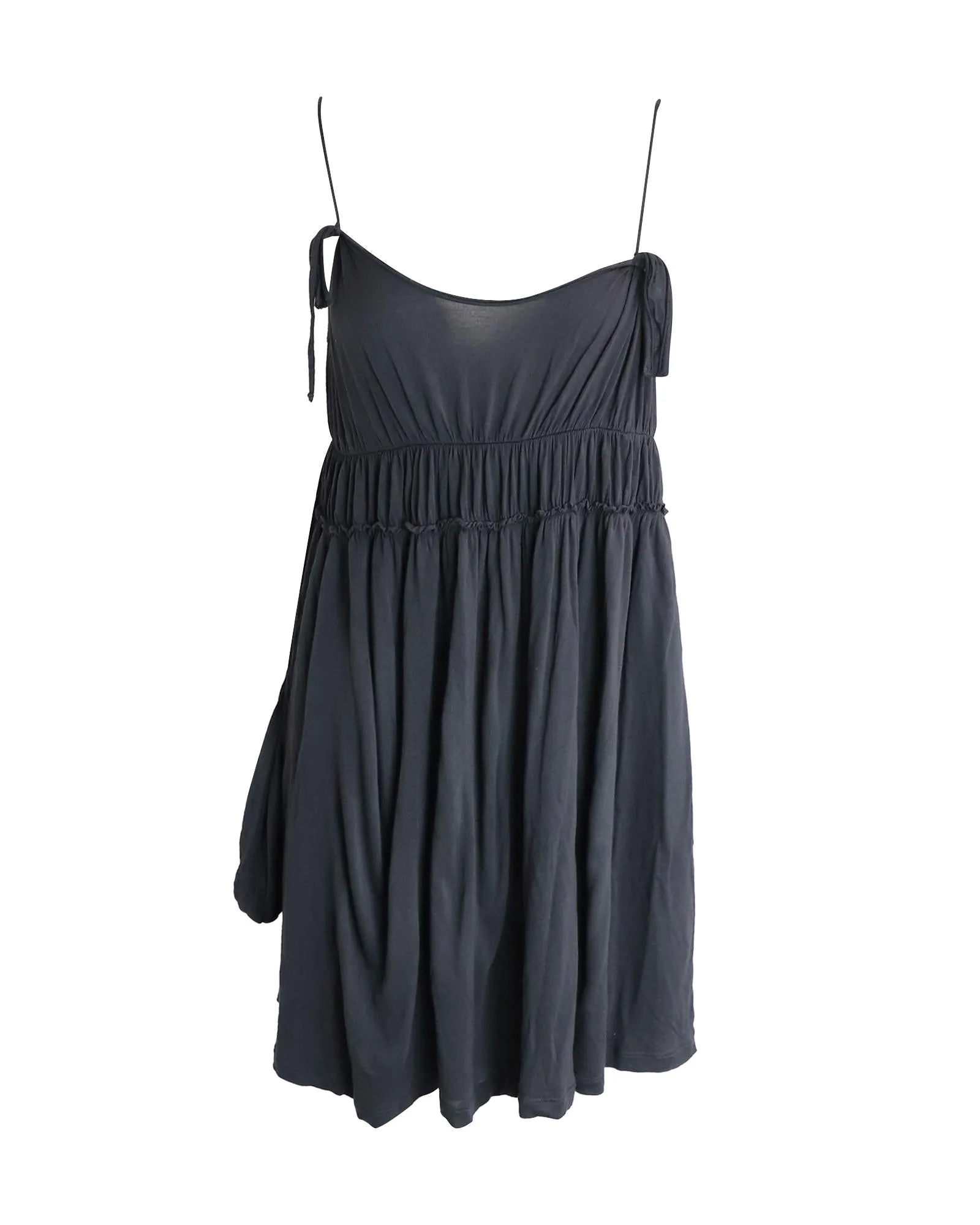 Refined Grey Viscose Mini Dress by Stella McCartney