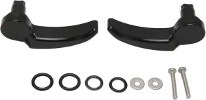 Saddlebag Latch Kit,1 Pair Saddlebag Latch Kit Anodized Finish Saddle Bag Lifter for Ultra Limited FLHR FLHT FLHX FLHTK 2014 to 2023 (Black)