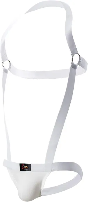Sexy Lingerie for Men Men's Sexy Buttock Exposing Double Thong Cotton Bondage Thong Mens Sexy Underwear Open Front