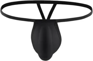 Sexy Lingerie for Men T-Back G-String Thong Front Pouch High Slit Underwear Naughty Sissy Gay Hot Male Briefs