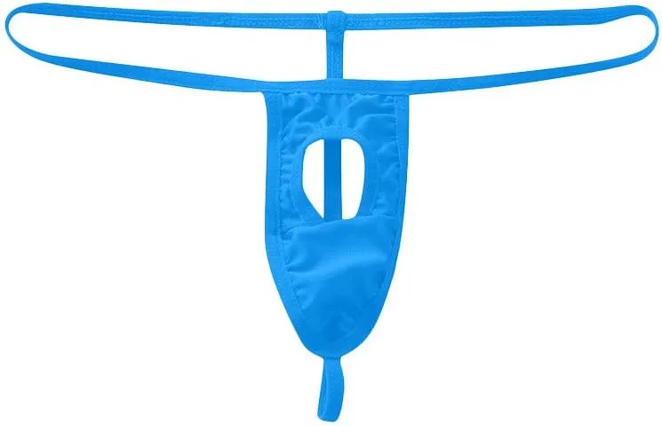 Sexy Mens Stretch Bulge Pouch Thong Bikini Briefs Underwear Underpant T-Back Tanga G-String Sexy Low Rise Bulge Thong