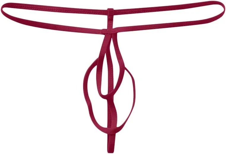 Sexy Mens Stretch Bulge Pouch Thong Bikini Briefs Underwear Underpants T-Back Tanga G-String Sexy Low Rise Bulge Thong