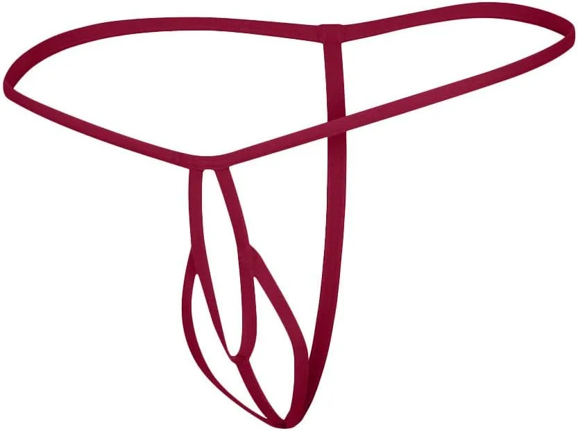 Sexy Mens Stretch Bulge Pouch Thong Bikini Briefs Underwear Underpants T-Back Tanga G-String Sexy Low Rise Bulge Thong