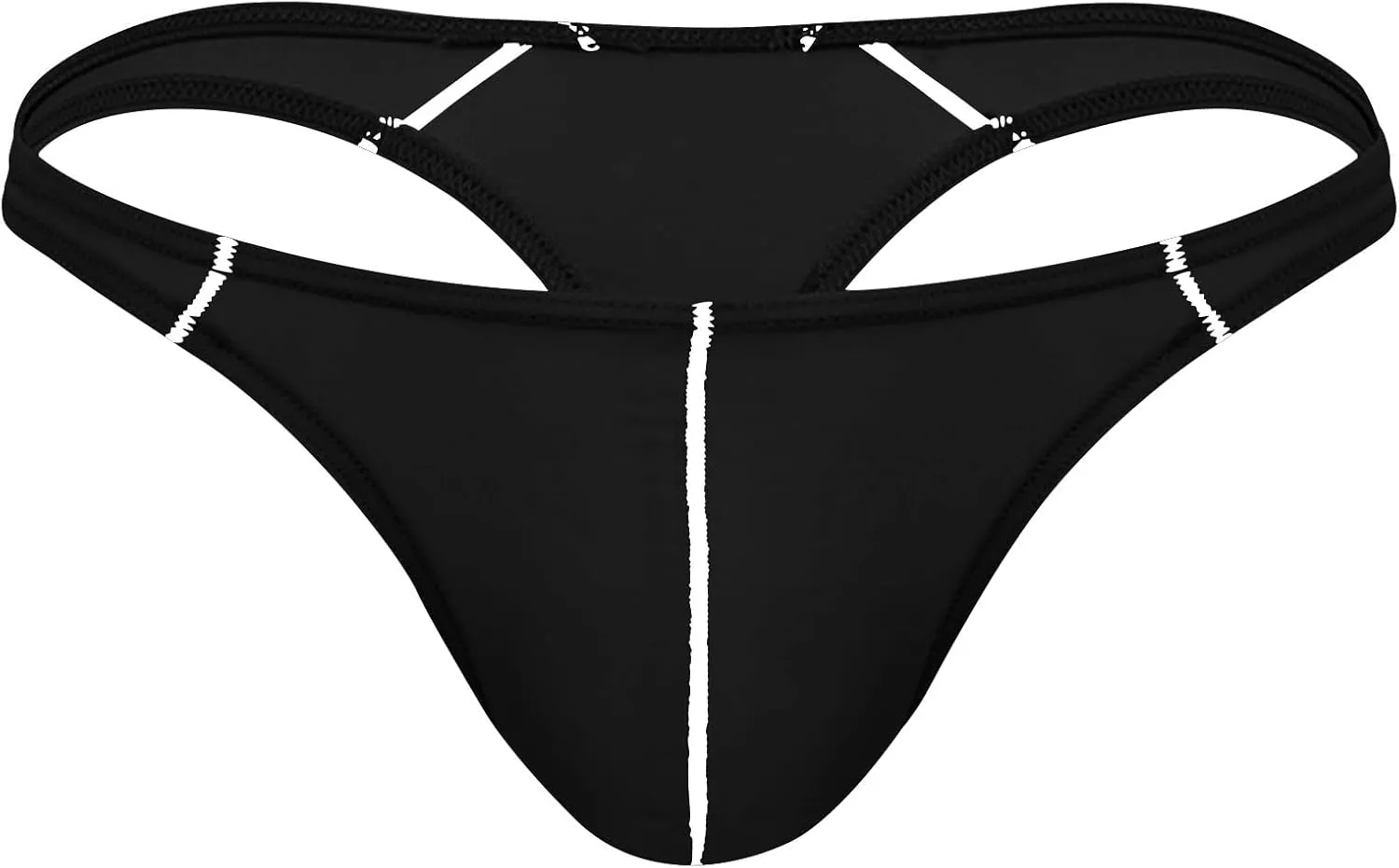 Sexy Underwear for Men Low Waist G-String Briefs Front Pouch Thongs Stretch Athletic Panties Sissy Lingerie