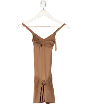 SKIMS Brown Everyday Sculpt Mid Thigh Bodysuit UK L