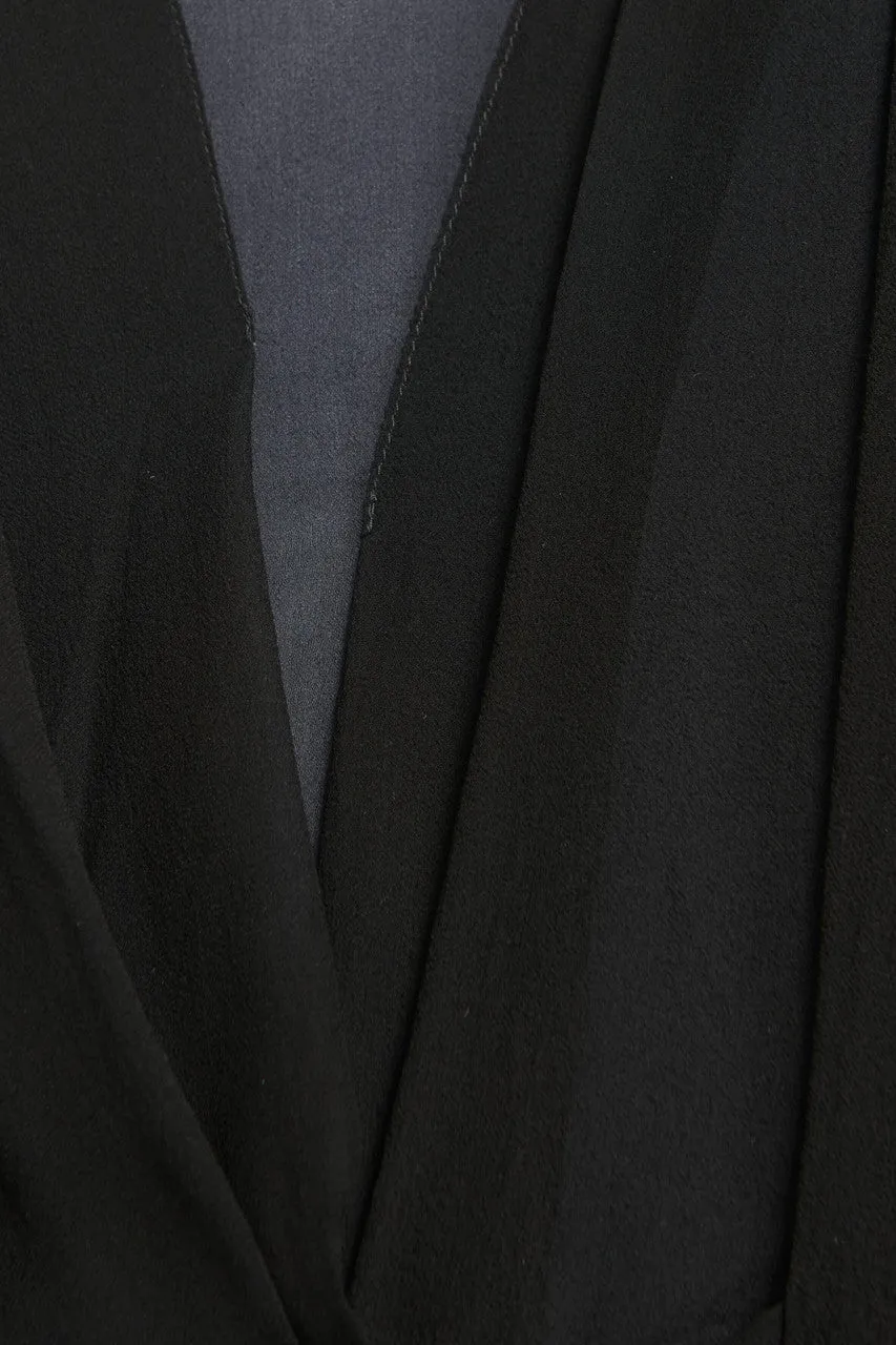 Spring 2007 Navy and Black Silk Shift Preowned Dress
