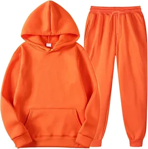 Sweat Suits for Men 2 Piece Set Sport Outfits Pullover Hoodie Sweatshirt Tracksuit & Joggers Sweatpants Sweatsuit Set