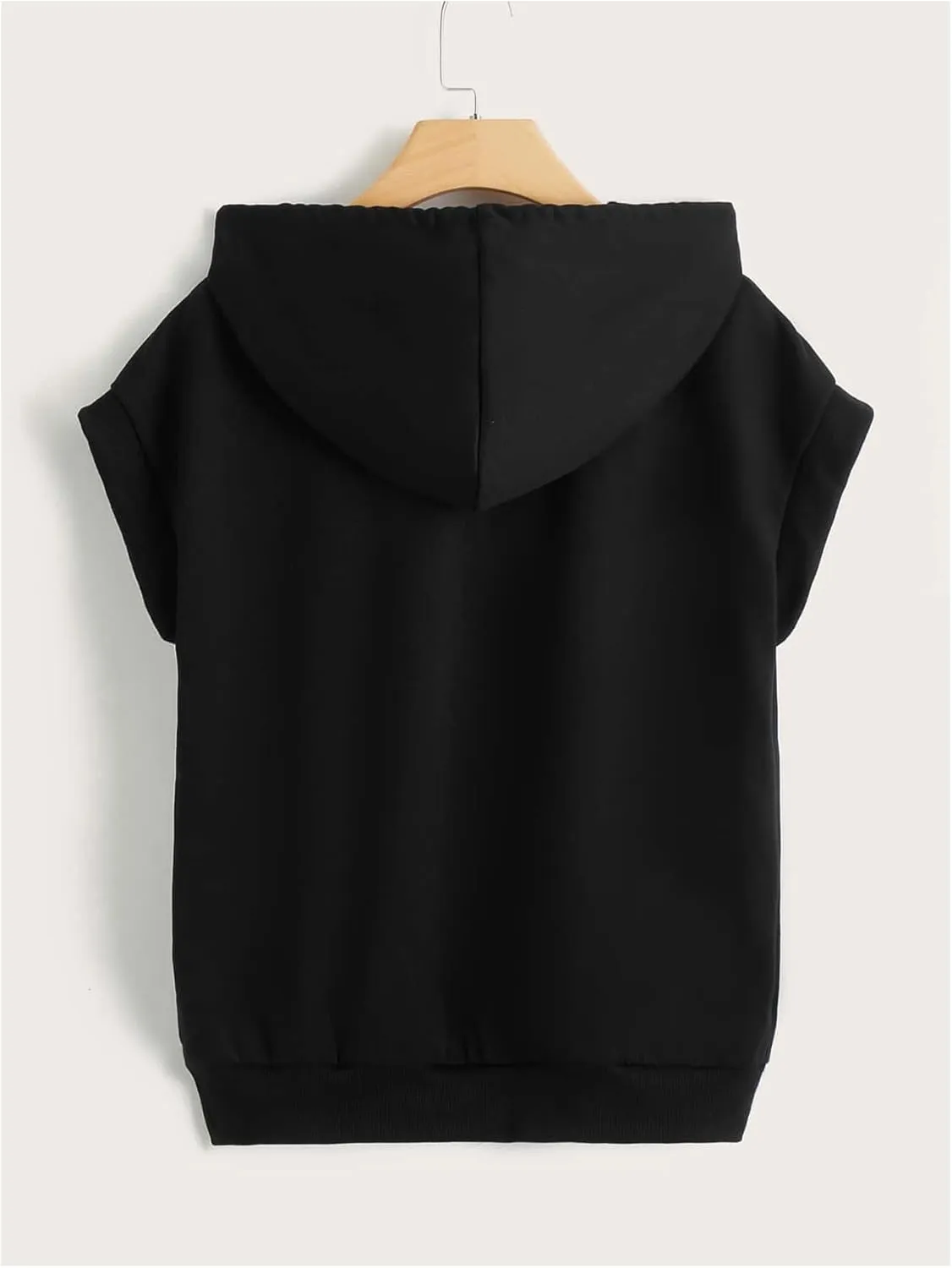 SweatyRocks Women's Sleeveless Zip Up Hoodies Tops Drawstring Casual Workout Sweatshirt Lightweight Jacket Vest with Pocket