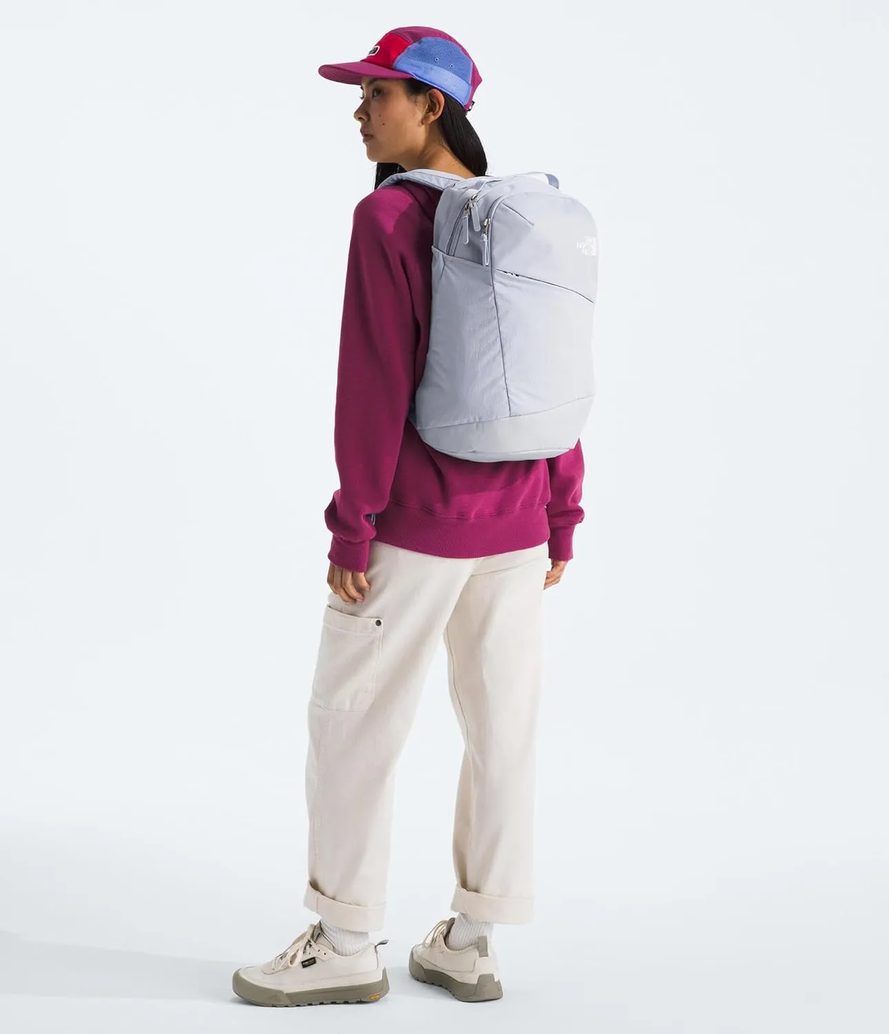 THE NORTH FACE Women's Isabella 3.0 Backpack - PFAS Free, Mystic Haze Dark Heather/TNF White, One Size
