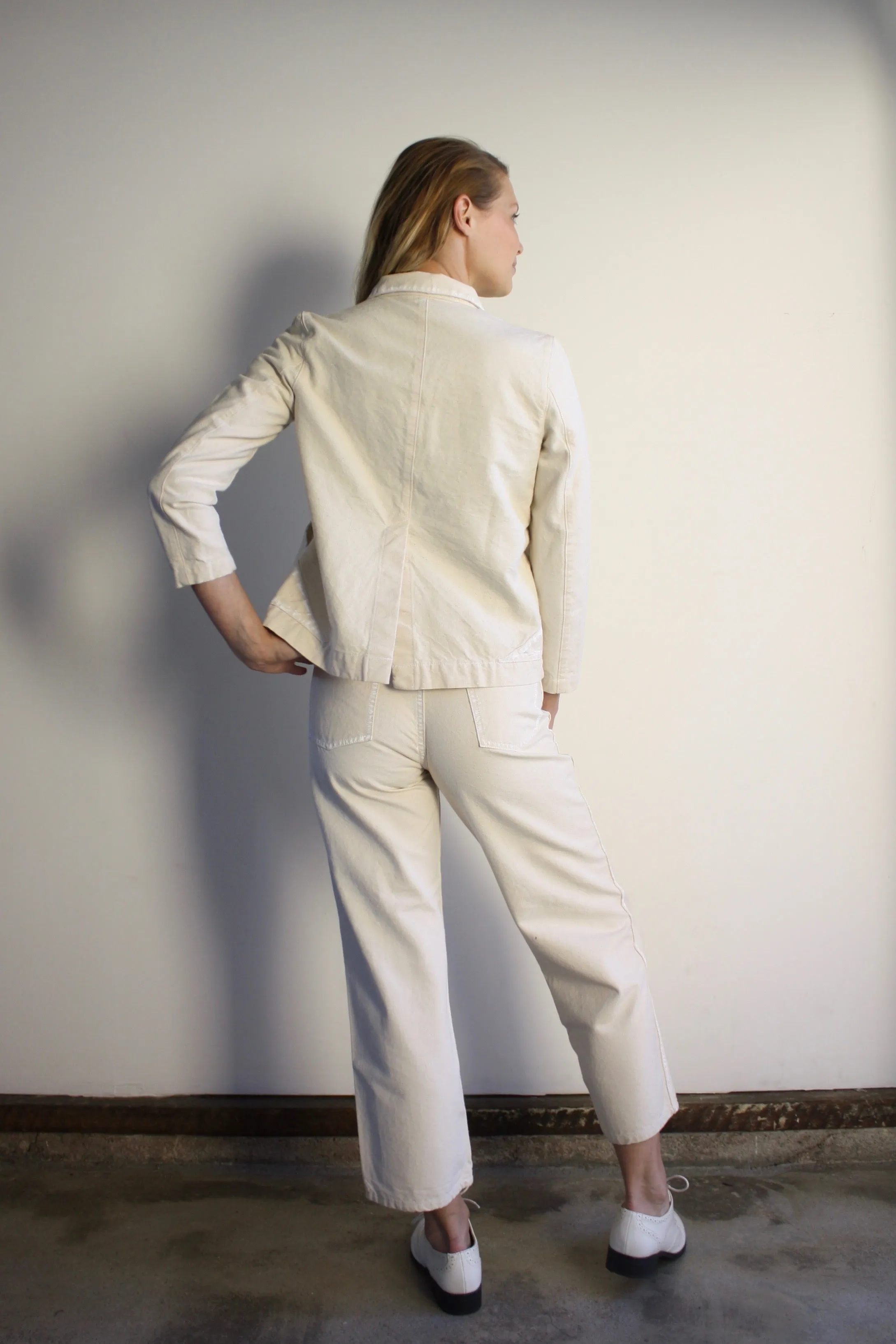 Triangle Pocket Jacket - Primed Canvas