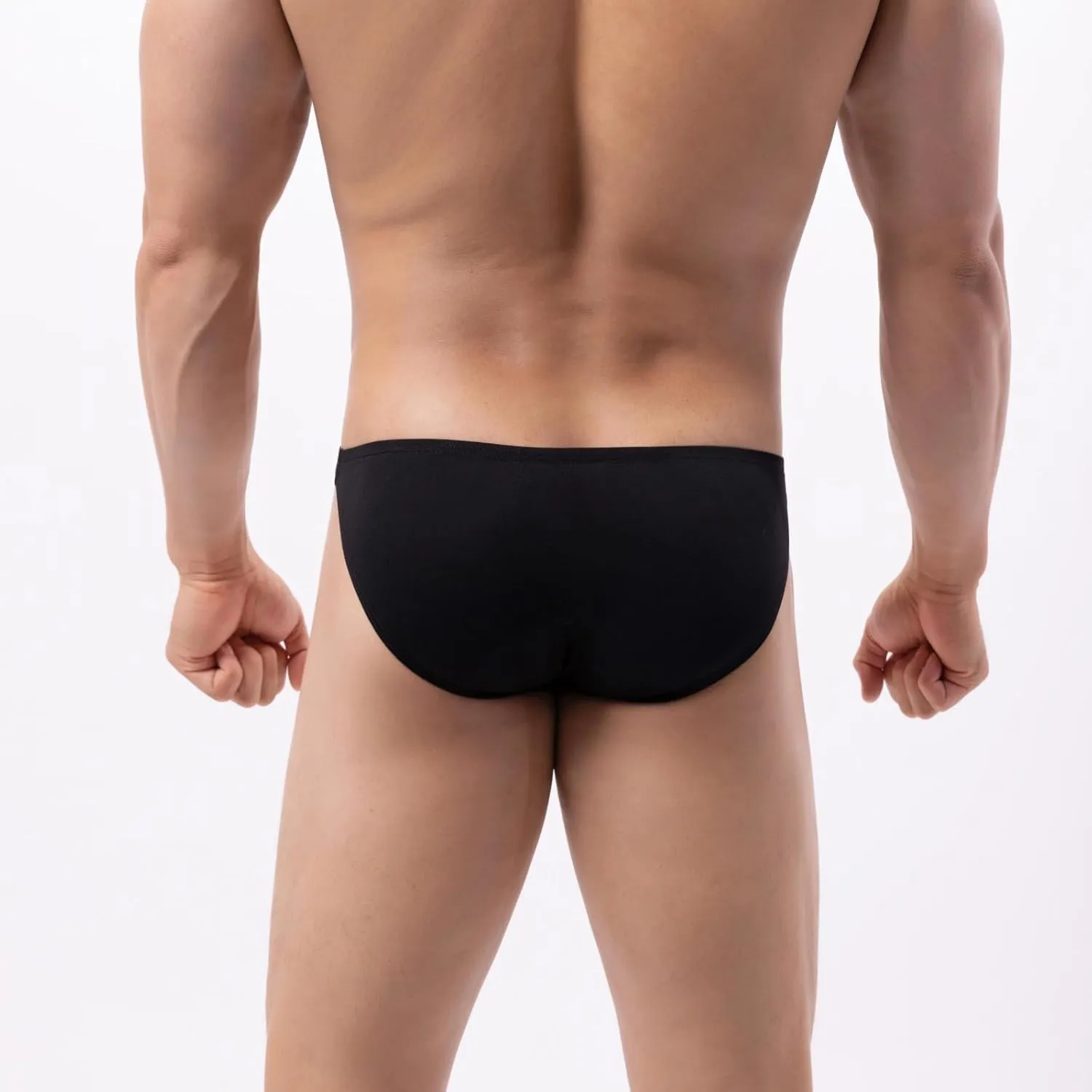 Underwear for Men Comfort Breathable Briefs Soft Bulge Pouch Low Waist Thong Male Panties Athletic Underpants