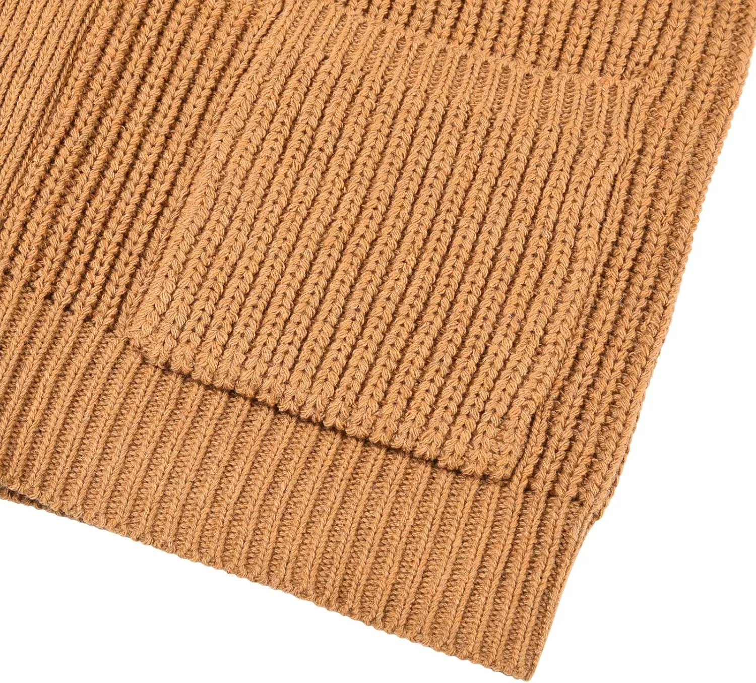 VOBOOM Men's Knitwear Button Down Shawl Collar Cardigan Sweater with Pockets