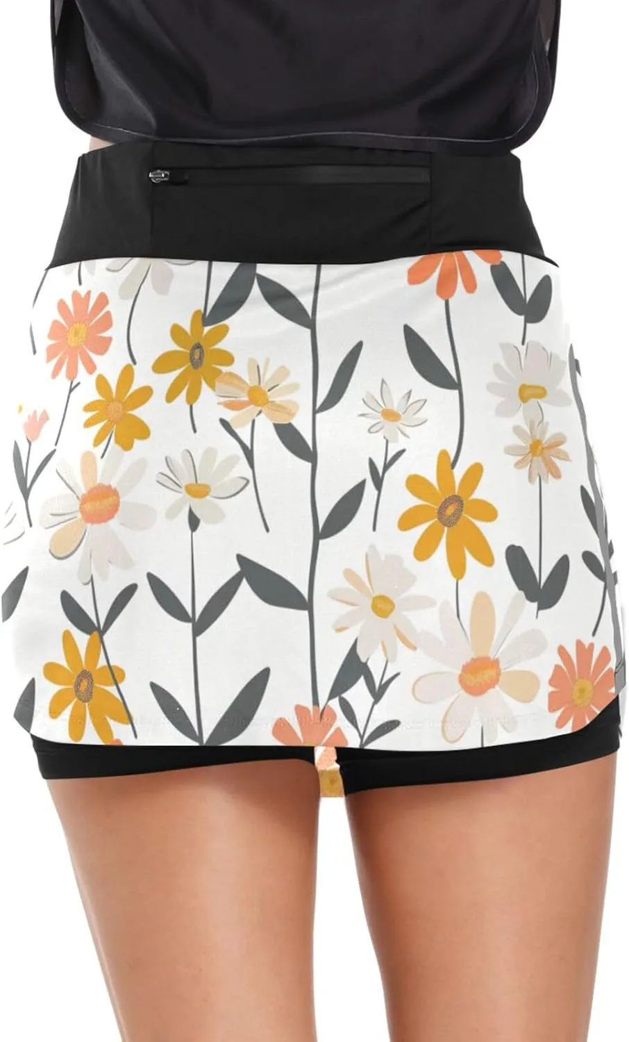 Women Tennis Skirts Golf Athletic Activewear Skorts with Pockets Summer Mini Skirt Shorts for Workout Running Hiking