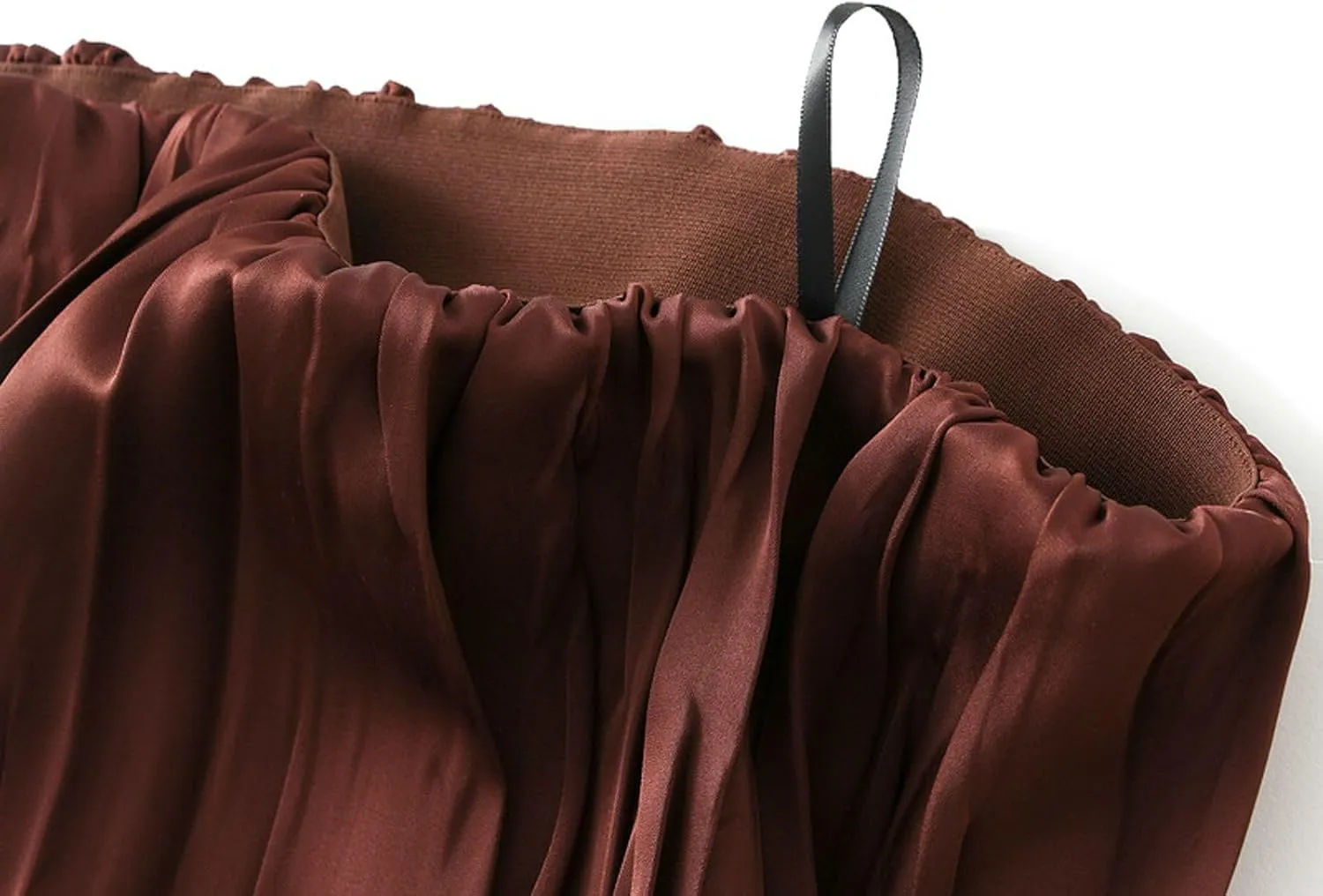 Women's Pleated Skirt Elegant A-Line High Waist Crinkled Midi Skirts Casual Summer Outfits