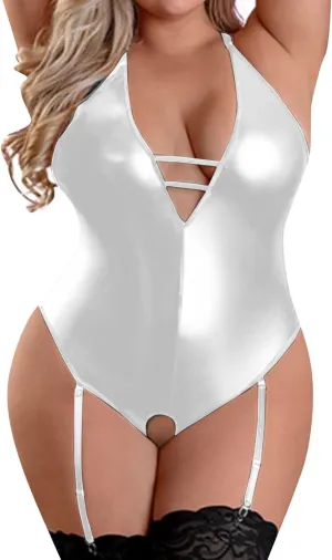 Womens Sexy Lingerie Set Lace Babydoll Chemise Nighties Slim Hollow Out Slips Stretch Nightwear